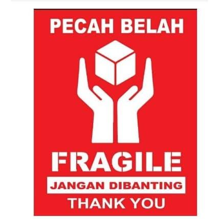 Gambar STIKER FRAGILE/STIKER PECAH BELAH UKURAN 5,5 X 7 CM dari sumberkertas undefined Tokopedia