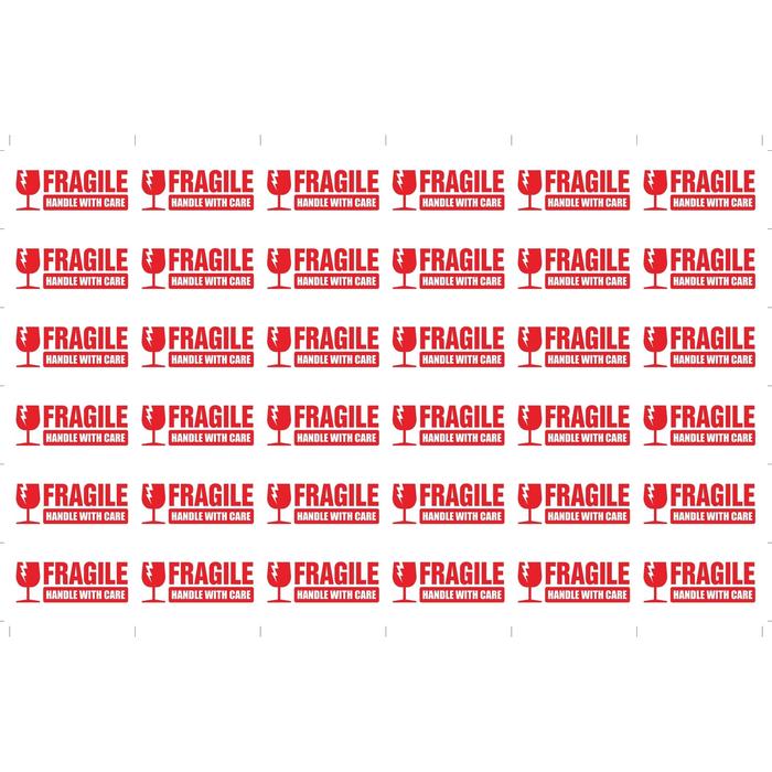 4x6 fragile label pdf