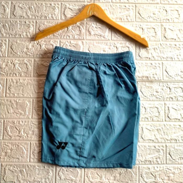 Gambar CELANA PENDEK LOGO YONEX / CELANA BADMINTON / OLAHRAGA /GYM - Biru dari Grosircipulir_1 undefined Tokopedia