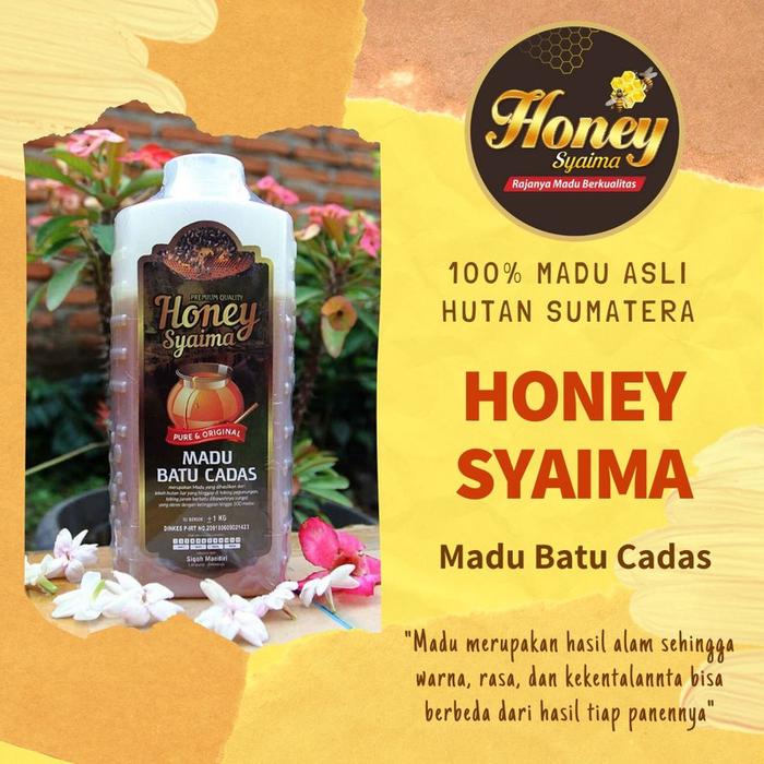 Gambar 100% Madu Batu Cadas Hutan Sumatera Asli Honey Syaima 1KG Madu Cadas dari Toko Al Barka undefined Tokopedia