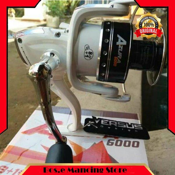 Gambar Reel Pancing Fishing Spining Versus Azura 6000 8 1bb Ball Bearing dari Bose Mancing Store undefined Tokopedia