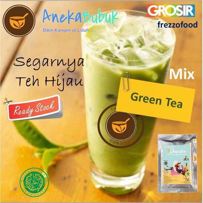 Gambar Bubuk Minuman 7 Powder rasa Green Tea - Mix 1kg dari aneka bubuk minuman undefined Tokopedia