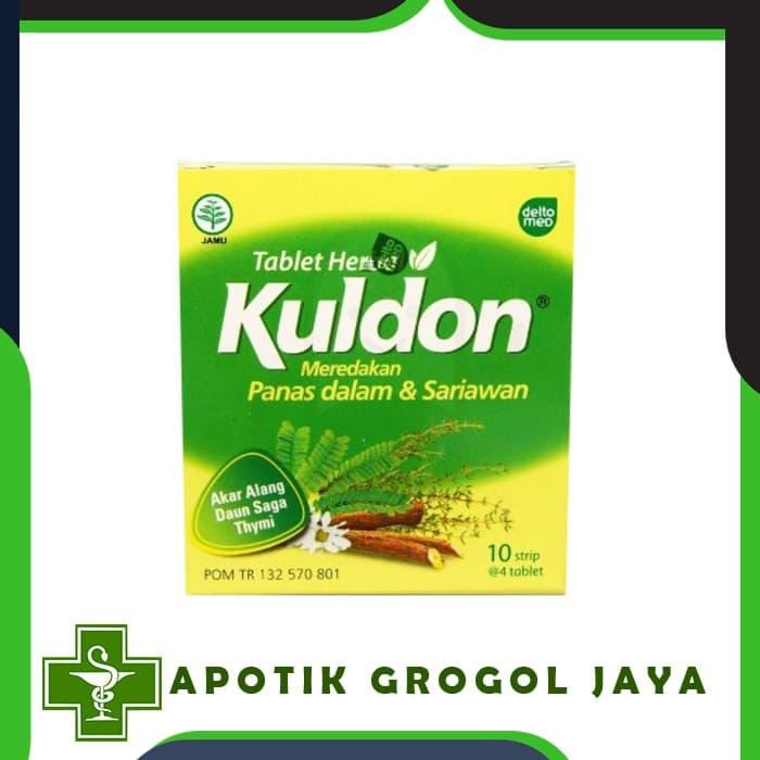 Gambar Kuldon Sariawan Strip Isi 4 Tablet Obat Original Deltomed dari Apotek Grogol Jaya undefined Tokopedia