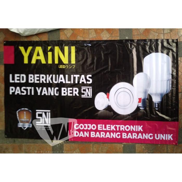 Gambar Spanduk bahan flexy China tebal 260grm untuk outdoor dari War Project undefined Tokopedia