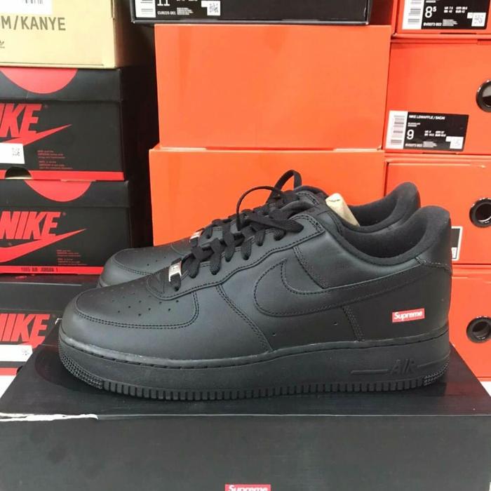 SUPREME X NIKE AIR FORCE LOW BLACK 11 di Sanctus Tokopedia