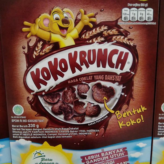 Gambar Nestle Koko Krunch Coklat 330g-Sereal Gandum Utuh-Sarapan Sehat-Grosir dari Jukota Shop undefined Tokopedia