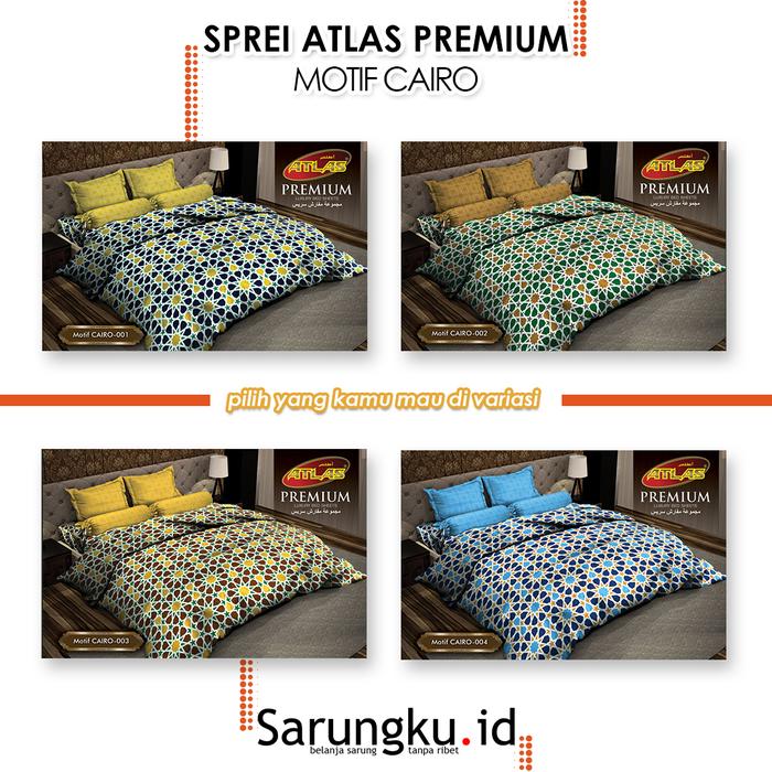 Gambar SPREI ATLAS PREMIUM MOTIF CAIRO - Cover dari sarungku_NEW undefined Tokopedia