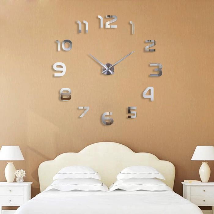 Gambar Jam Dinding Besar DIY Giant Wall Clock Creative Design 80-130cm 105 - Hitam dari Medan Pipe Fittings undefined Tokopedia