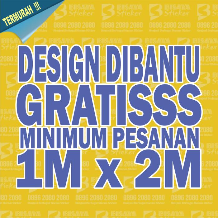 Gambar Stiker Label, Stiker Kemasan, Stiker Produk, Stiker Makanan Custom - FREE DESIGN 1x2 dari BISAYA Sticker undefined Tokopedia