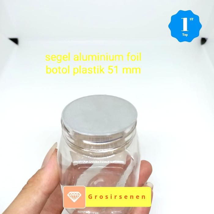 Gambar Segel aluminium foil anti minyak 1 pack isi 100 pcs diameter 5,1cm - Plastik Gold dari grosirsenen undefined Tokopedia
