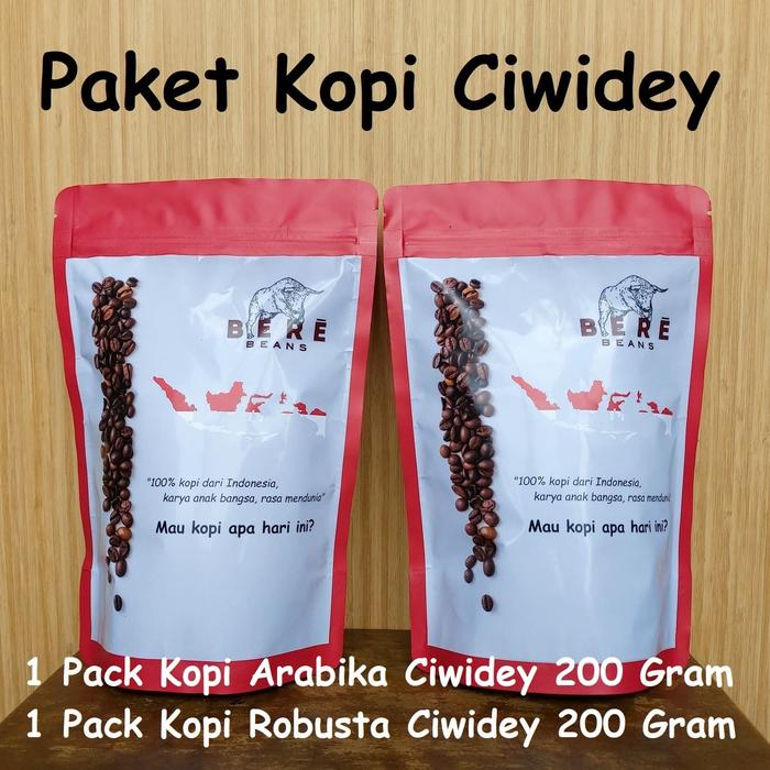 Gambar PAKET KOPI CIWIDEY JAWA BARAT 200 GRAM Bubuk / Biji Giling Coffee Bean dari Bere Beans Coffee Roastery undefined Tokopedia