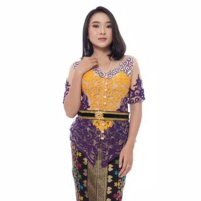 Gambar SETELAN KEBAYA BALI TILESTIK KEBAYA ANANDHA NABILA V1 NABILA V2 DEWITA - Anandha, S dari VIVA KEBAYA BALI 2 undefined Tokopedia