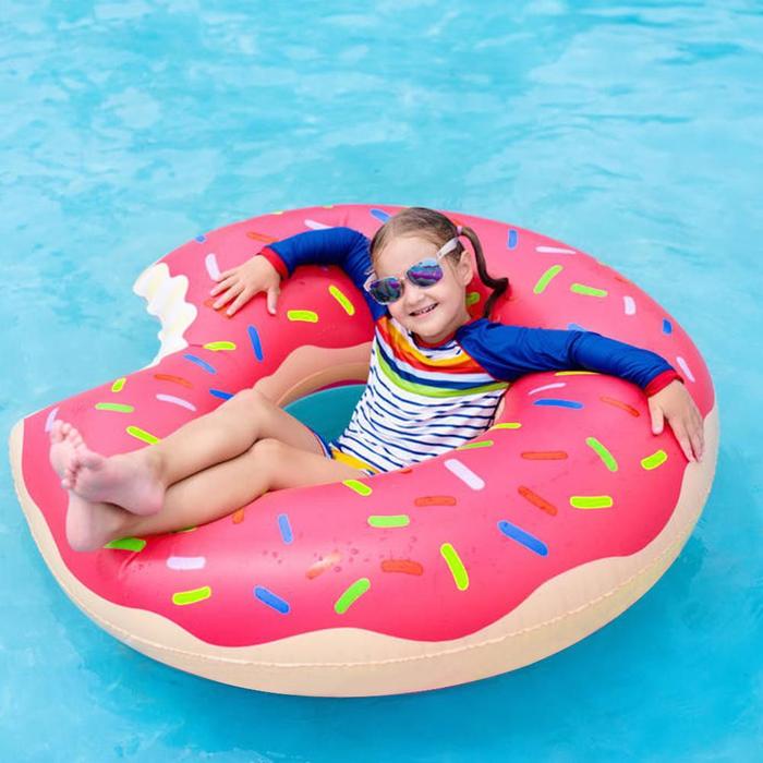 Jual PVC Inflatable Donut Swimming Ring 
