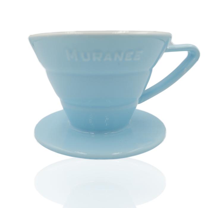 Gambar MURANEE COFFEE DRIPPER CERAMIC KOPI DRIP KERAMIK V60 1-2 CUPS V01A - Biru - Biru dari Mokhamano Coffee undefined Tokopedia