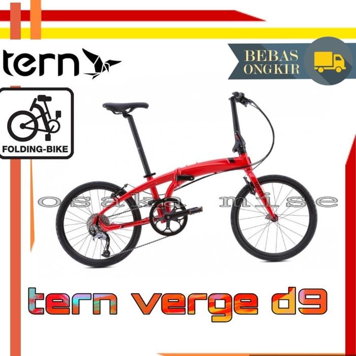 Folding Bike Sepeda Tern D9 Tern Verge D9 Folding Bike 2025