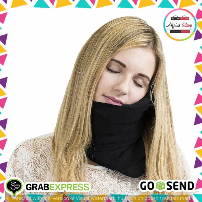 Gambar Bantal Selimut Leher Mobil Bantal Leher Travel dari Afrins Shop_NEW undefined Tokopedia