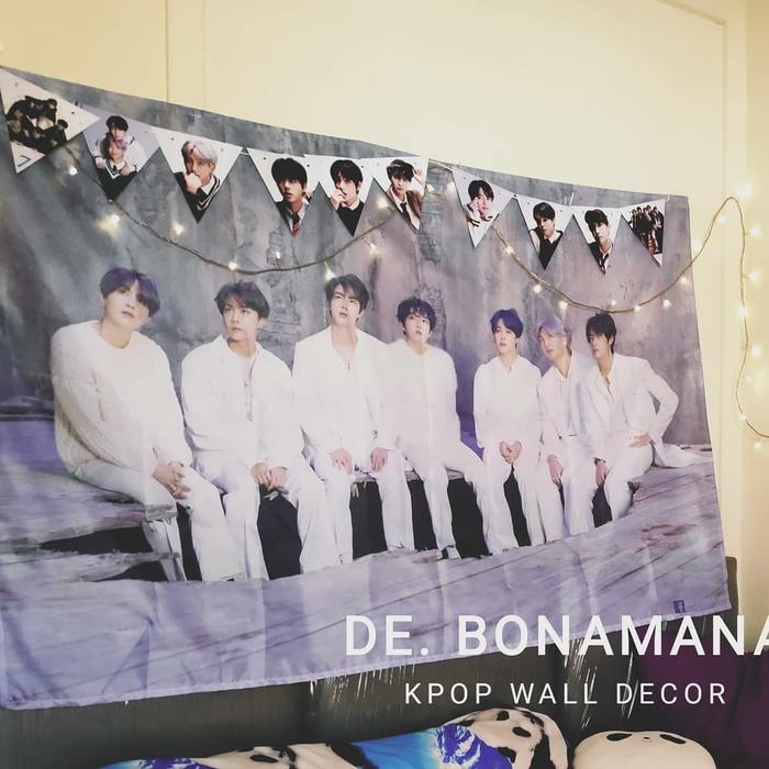 Jual Poster Kain Wall Decor Custom Kpop Dan Non Kpop Kota Malang De Bonamana Shop Tokopedia