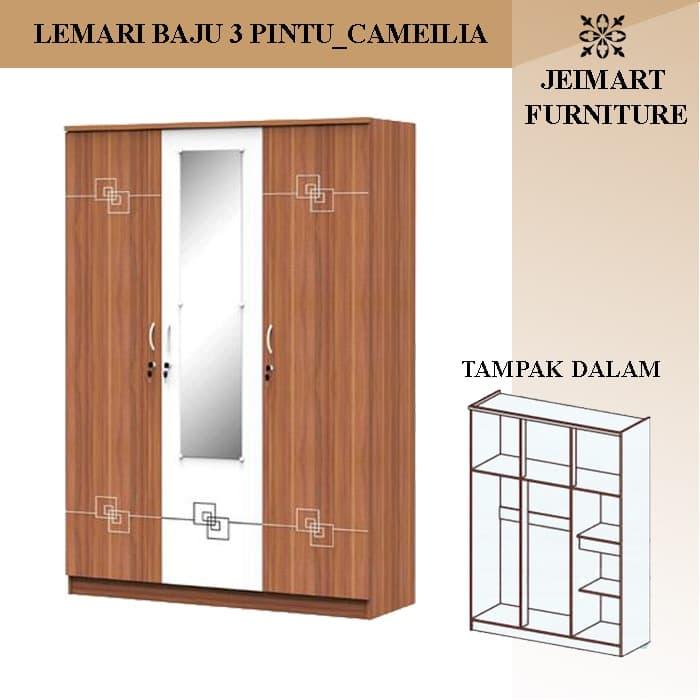 Gambar Lemari baju 3 pintu | Cameilia-ALP 06-3PK.23 dari Jeimart Store undefined Tokopedia