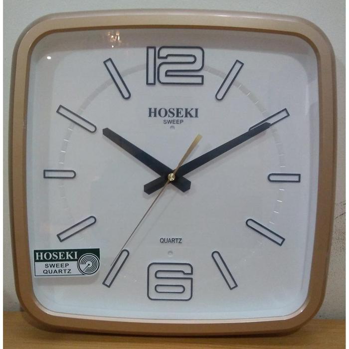 Gambar Jam Dinding / Wall Clock Hoseki H-9034 - Orange dari Smile Solar Q&Q undefined Tokopedia