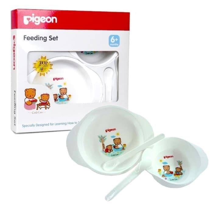 Gambar Pigeon Feeding Set Mini Set Tempat Makan Bayi Anak 6m+ D327 dari HelloBebe Babyshop undefined Tokopedia