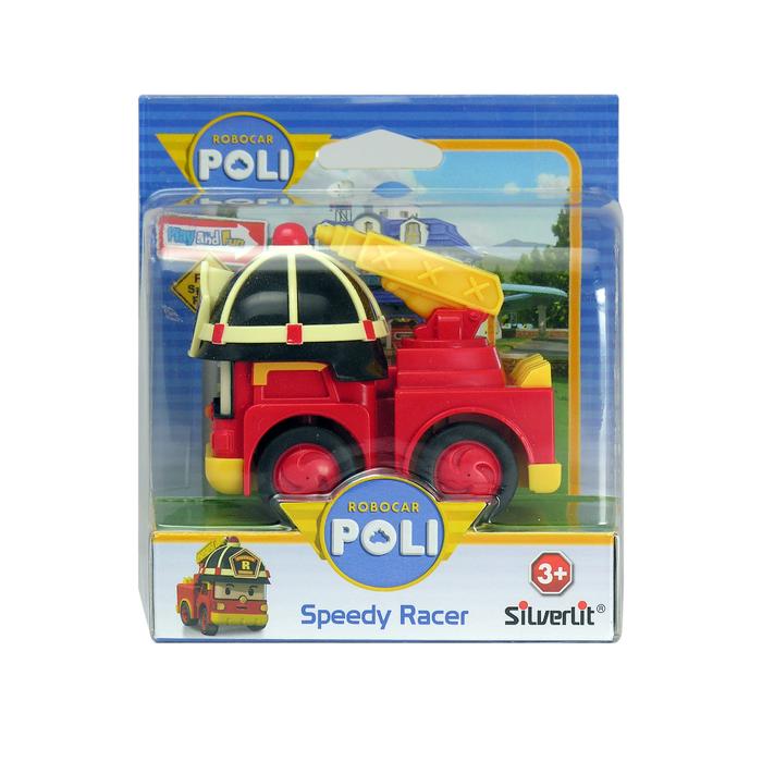 Gambar Robocar Poli Speedy Racer Roy 83180 Mainan Anak Original dari Robocarpoli Official undefined Tokopedia