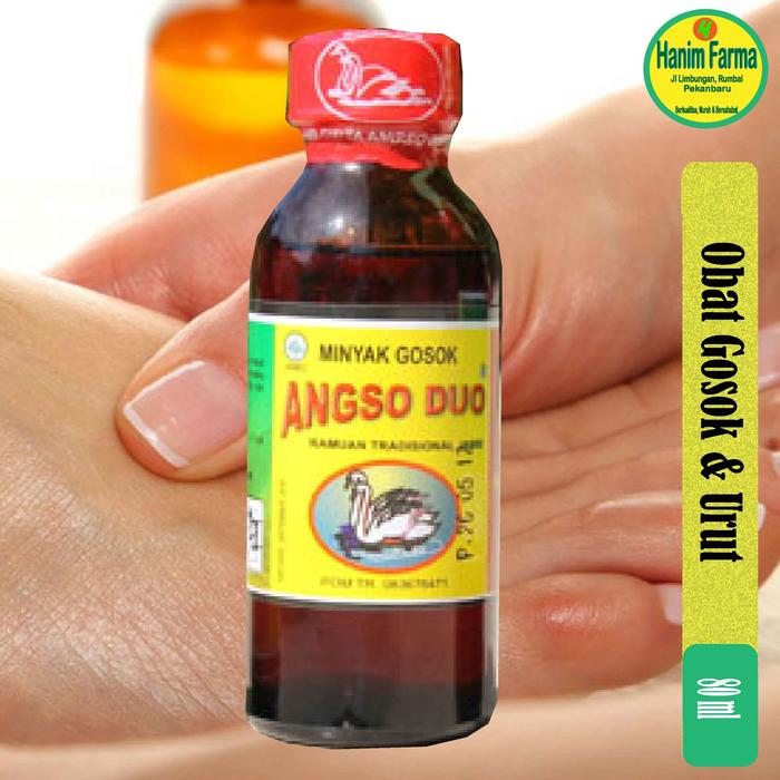 Gambar Minyak Gosok Angso Duo 50, 80 & 100ml - 80 ml dari HanimFarma undefined Tokopedia