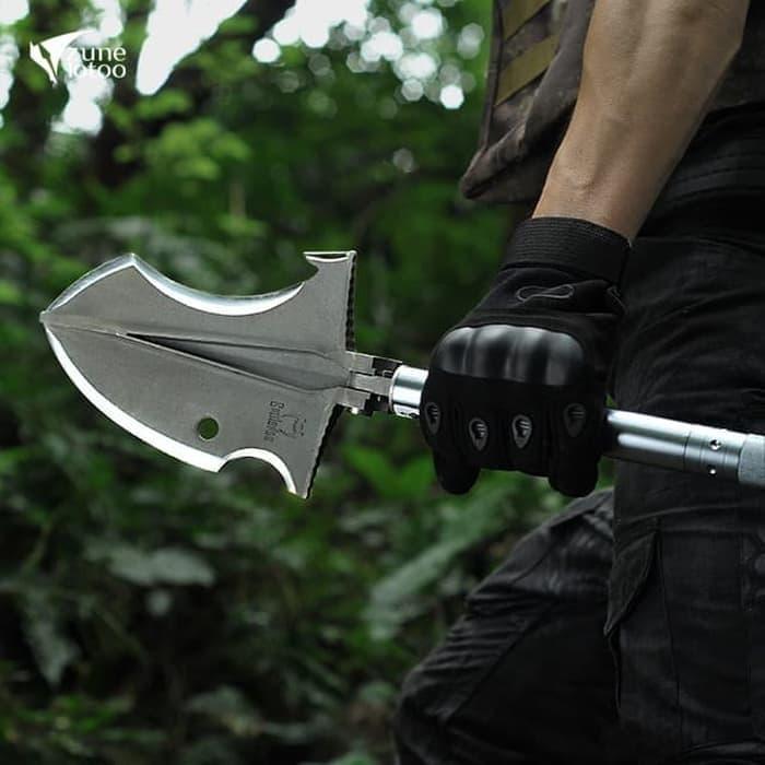 Gambar Zune Lotoo Smilodon Camping Hiking Outdoor Shovel Sekop Multifungsi dari Cygnus Shop undefined Tokopedia