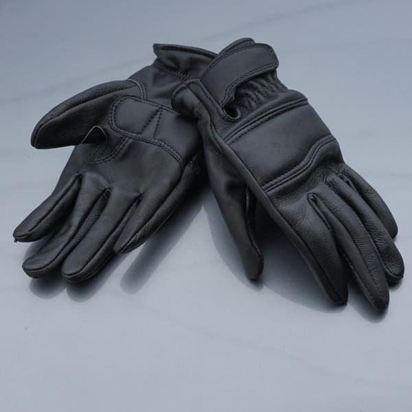 Gambar Sarung Tangan Motor Kulit Domba Asli Black SJI dari Jayuwan Leather undefined Tokopedia