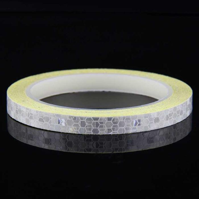 Gambar DUUTI Reflective Tape Adhesive Stiker Sepeda MTB Bike 800x1CM - MT800 - Putih dari Uman Tokopedia undefined Tokopedia