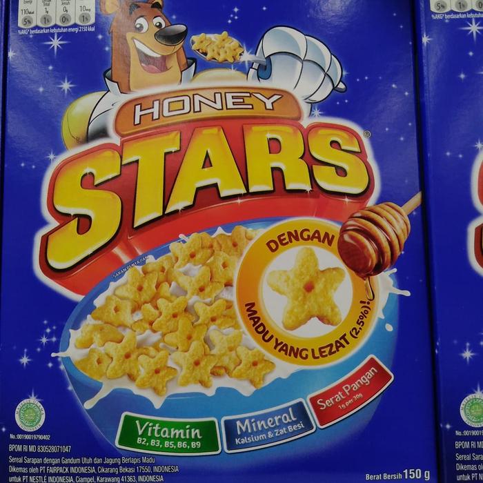 Gambar Nestle Sereal Honey Stars 150gr-Gandum Utuh dan Jagung Berlapis Madu dari Jukota Shop undefined Tokopedia