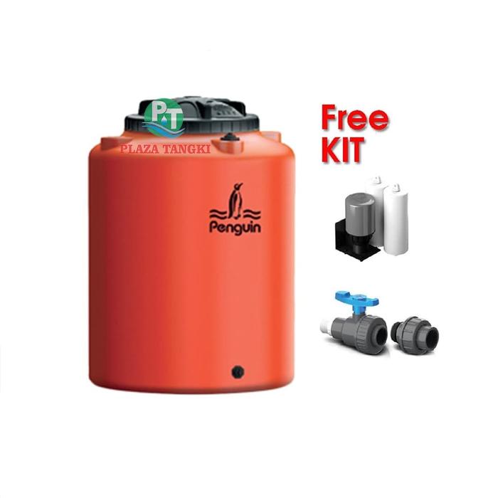 Gambar Tangki Air Plastik PENGUIN TB-300 (3100 Liter) [FREE PLUMBING KIT] dari Plaza Tangki undefined Tokopedia