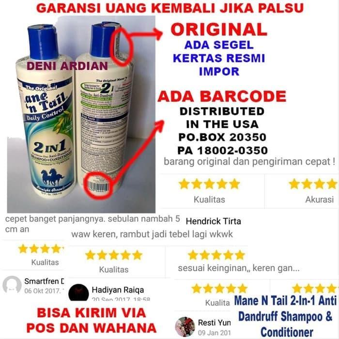 Gambar Mane N Tail 2in1 Anti Dandruf Daily Control Shampoo PENGHILANG KETOMBE dari DENI ARDIAN undefined Tokopedia