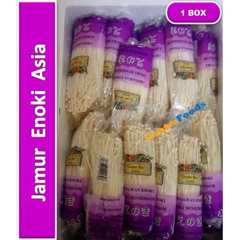 Gambar Jamur Enoki Asia | Cendawan [ Harga Per BOX ] dari Centre foods undefined Tokopedia