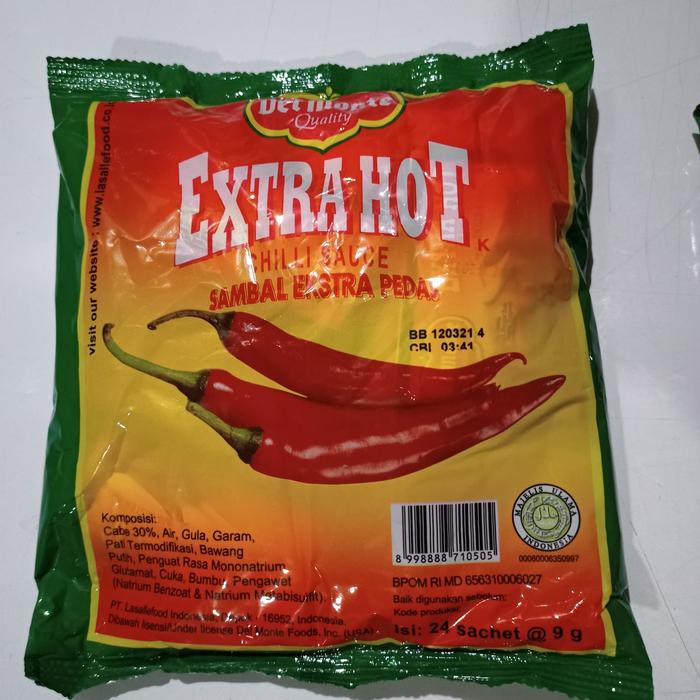 Gambar Delmonte saos sambal tomat sachet - Sambal dari RN Frozen Food undefined Tokopedia