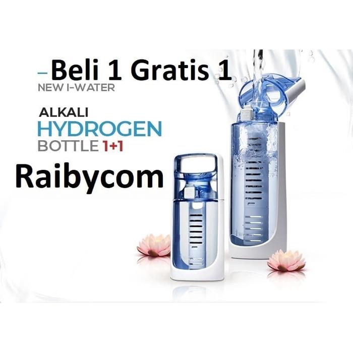 Gambar Iwater Botol Minum Air Alkali i Water Lejel + Gelang Black Jade Korea dari Raibycom undefined Tokopedia