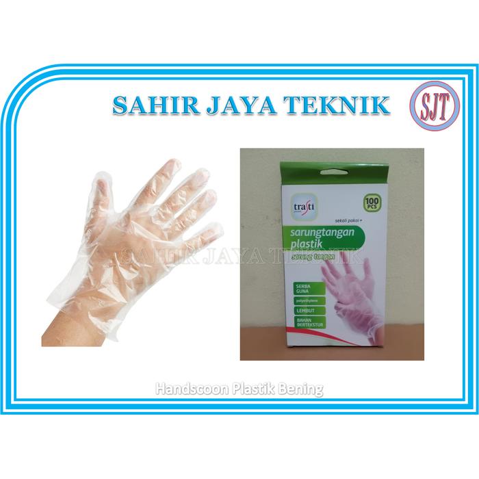 Jual Handscoon Plastik Hdpe Sarung Tangan Plastik Disposable Bening Kota Bekasi Sahir Jaya Teknik Tokopedia