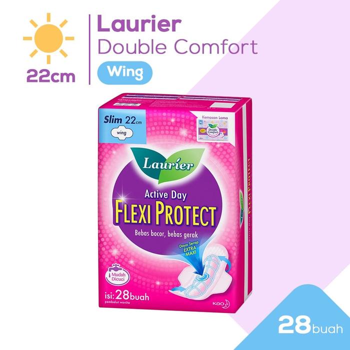 Gambar Laurier Active Day Flexi Protect 28s - Pembalut Wing 22cm dari KAO Indonesia undefined Tokopedia