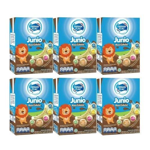 Promo Harga Frisian Flag Susu UHT Junio Chocolate 110 ml - Tokopedia