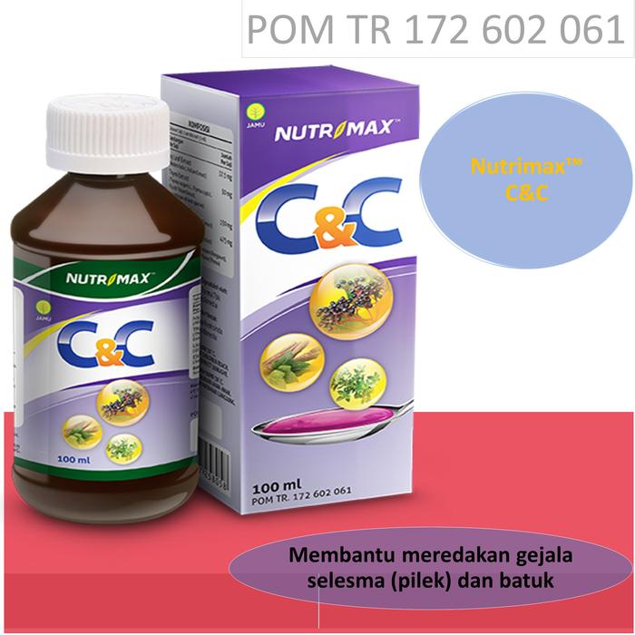 Gambar Obat Batuk Pilek Aman Untuk Ibu Menyusui Nutrimax C&C Syrup dari Urip shop 26 undefined Tokopedia
