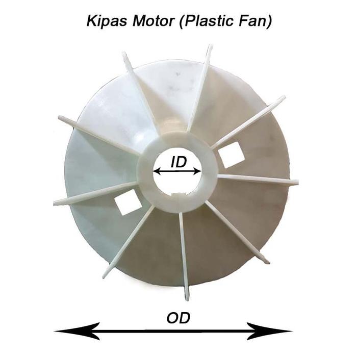 Gambar Kipas motor (plastic fan), kipas dinamo - H71 dari Harapan Jaya Teknik undefined Tokopedia