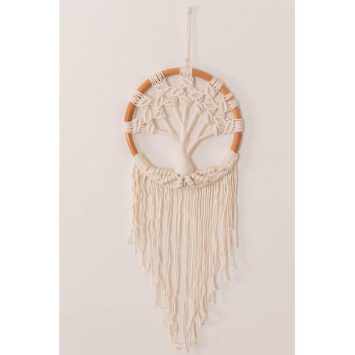 Gambar Macrame Dream Catcher Tree Of Life Dekorasi Hiasan Dinding Home Decor - 32 cm dari Power Stone Bracelet undefined Tokopedia