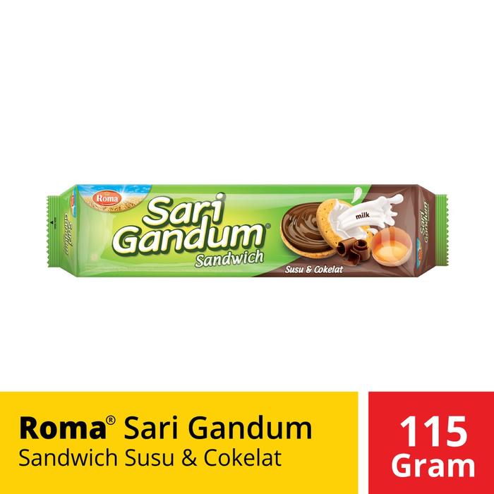Gambar Roma Sari Gandum Sandwich 115 gr - Susu dan Coklat dari Family Grosir Malang undefined Tokopedia