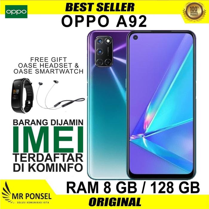 Jual Oppo A92 2020 Ram 8gb Rom 128gb Garansi Resmi Oppo Indonesia Ungu Kota Tangerang Mr Ponsel 