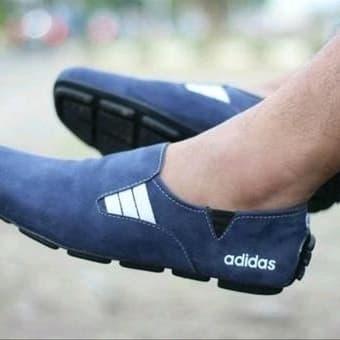 Gambar Sepatu Pria Adidas Slip On Terbaru - Biru dari Alvaro Leo undefined Tokopedia