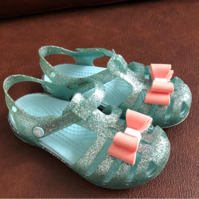 Jual Sandal Anak Crocs Isabella Bow Biru Jakarta Utara The