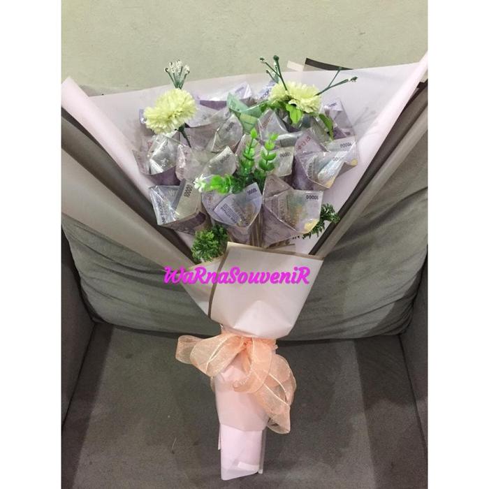 Gambar Buket Uang Tulip dari warnasouveir undefined Tokopedia