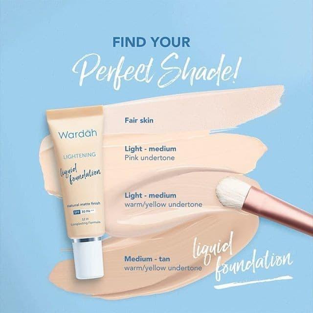 wardah lightening foundation dan concealer