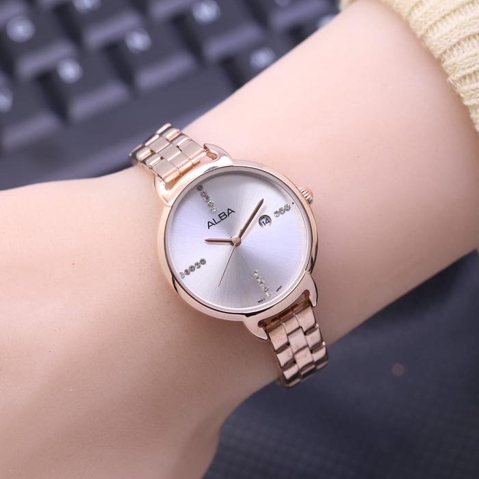 Promo Jam Tangan Alba Wanita Rantai Cantik Tanggal Jakarta Utara Multyshop Msi Tokopedia