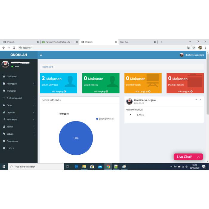Gambar Software kasir untuk Jasa (Bukan Stok Barang) dari onoklah undefined Tokopedia