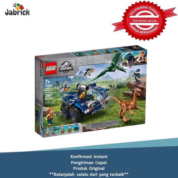 Gambar LEGO 75940 JURASSIC WORLD Gallimimus and Pteranodon Breakout dari Jabrick Rumah LEGO undefined Tokopedia